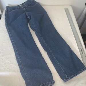 L.L. Bean Original Fit Relaxed Flannel Lined Jeans Outdoors Winter 272283 8 MT